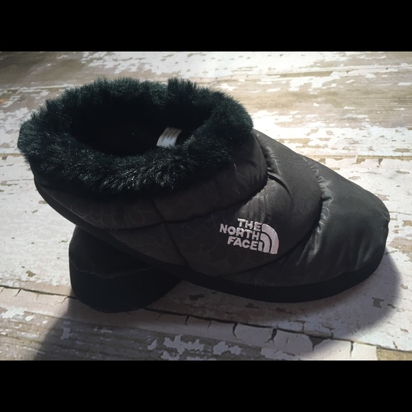 the north face down slippers